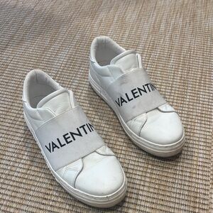 Valentino White and Gray Women's Sneakers